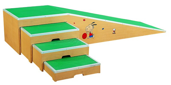 Tilt board for children's gait training-