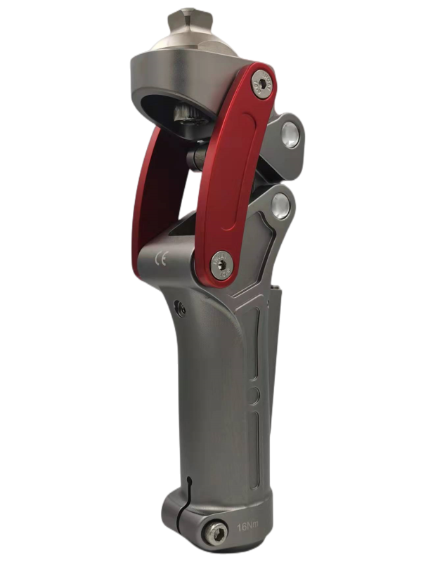 Comfortable Type Four Bar Linkage  Pneumatic Knee Joint-
