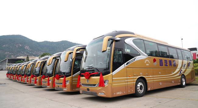 金色榮耀難擋，首汽國賓車隊再添30輛金旅領(lǐng)航者！(圖4)